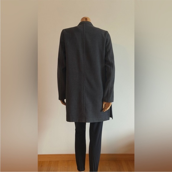 H by halston Women's Gray topper Coat - Picture 3 of 12